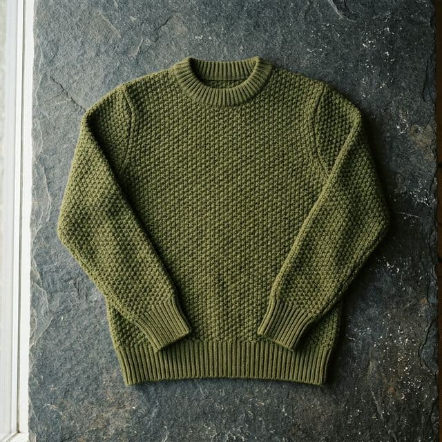 Aran Moss Pullover